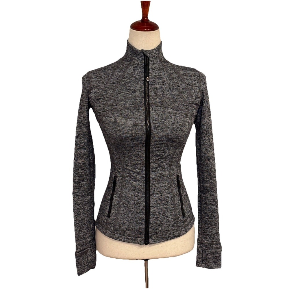 Lululemon Define Jacket Luon Women's Size 2 Heathered Black